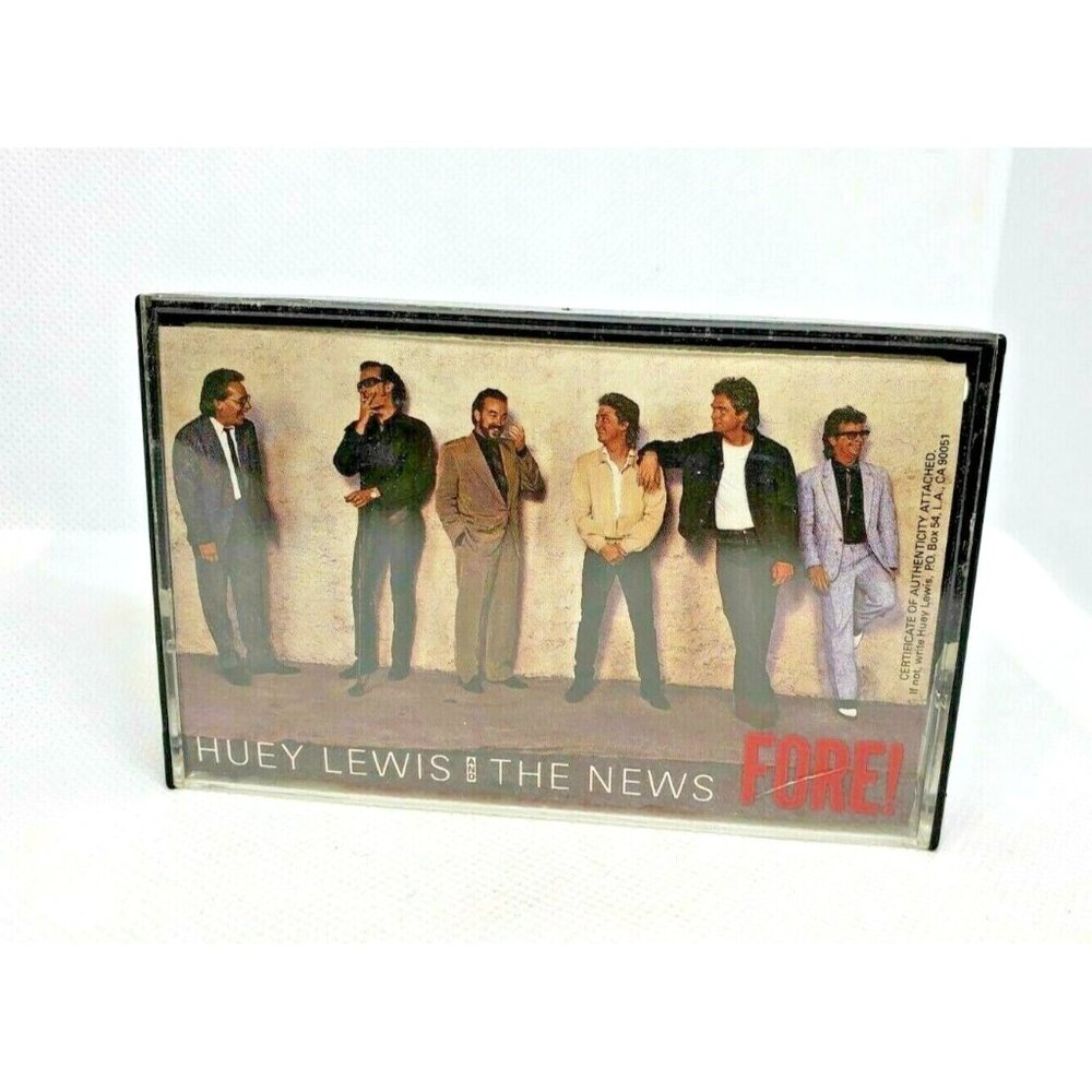 Huey Lewis And The News Fore Cassette Tape 1986 Chrysalis Records
